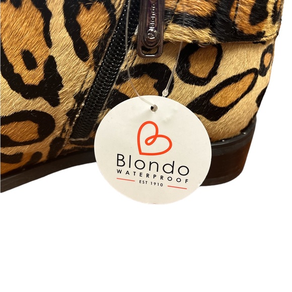 Blondo Women’s Size 5.5  Tami Leopard Print Waterproof Ankle Booties - Picture 2 of 10